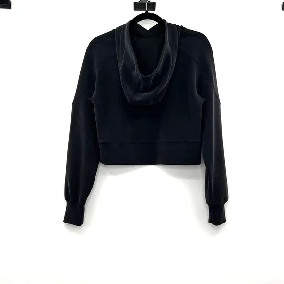 Lululemon Get Centered gray Softstreme Cut Out Hoodie - Picture 3 of 5